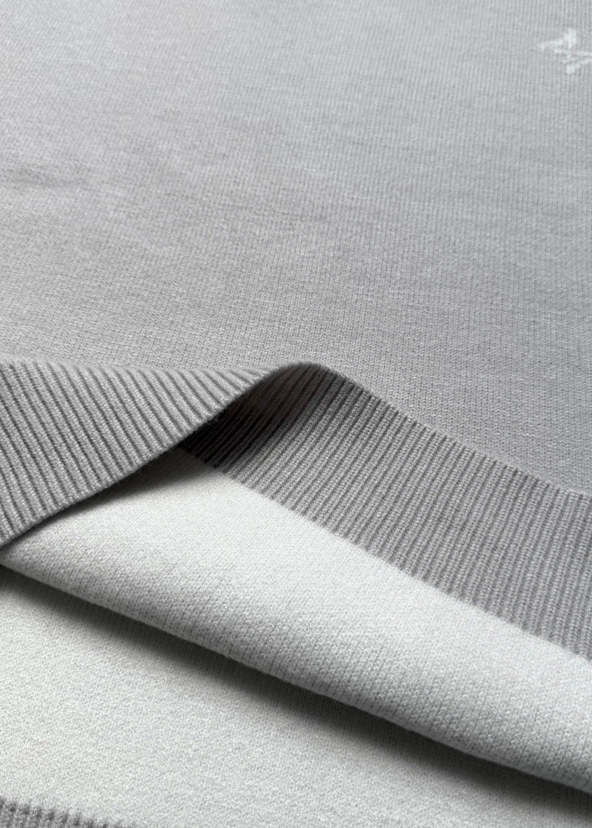 VERITY KNIT SWEATER HELLGRAU