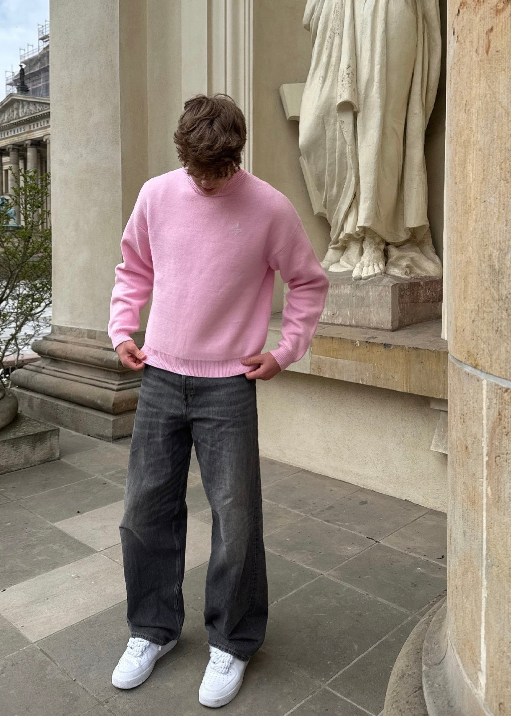 VERITY KNIT SWEATER PINK