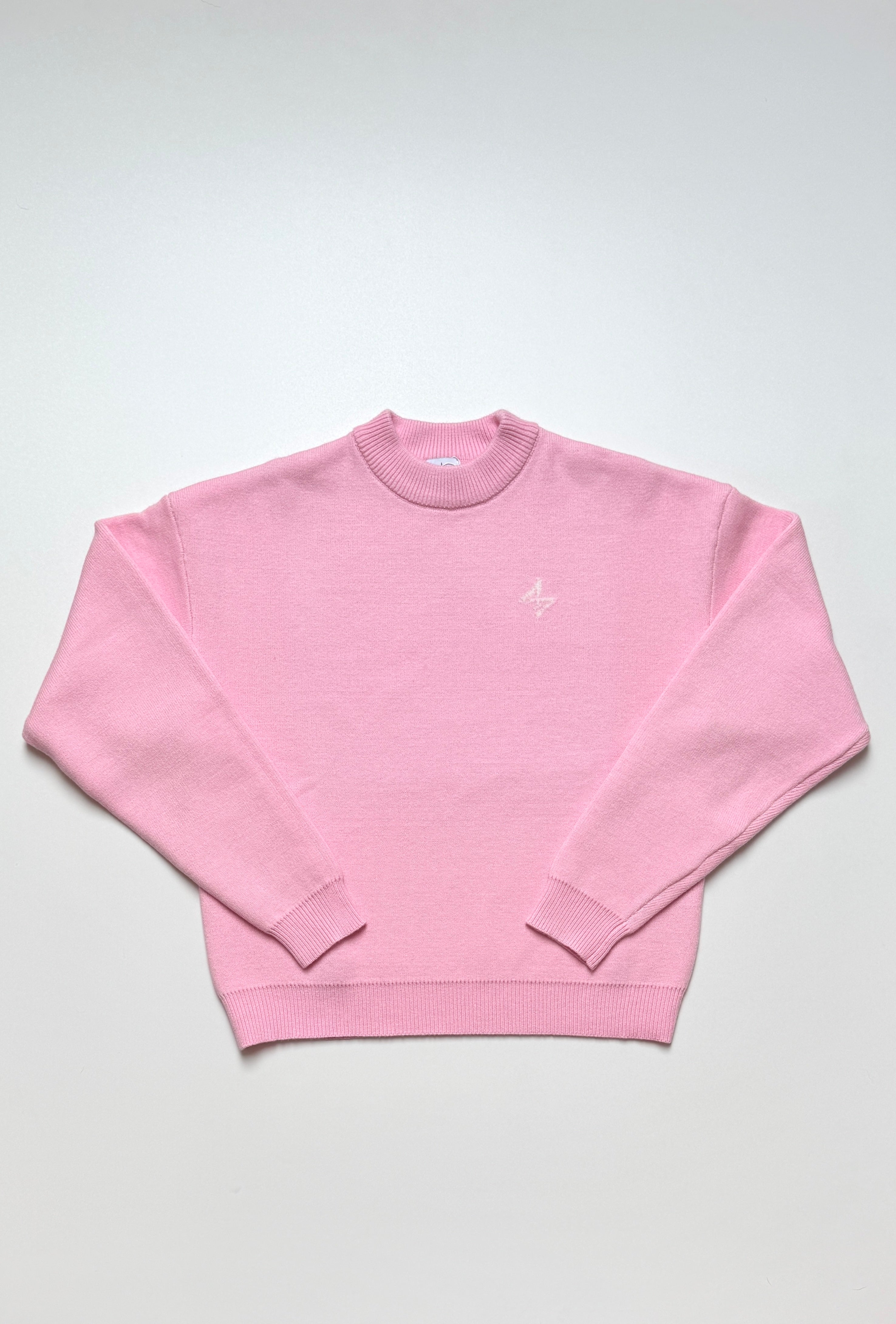 Knit sweater pink