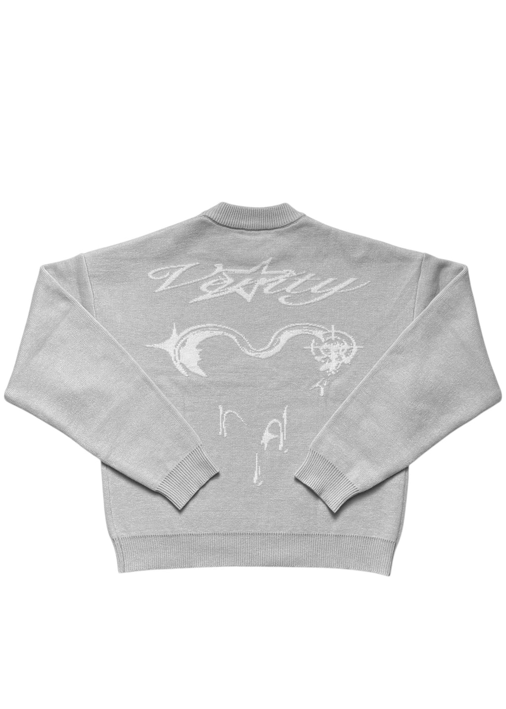 VERITY KNIT SWEATER HELLGRAU