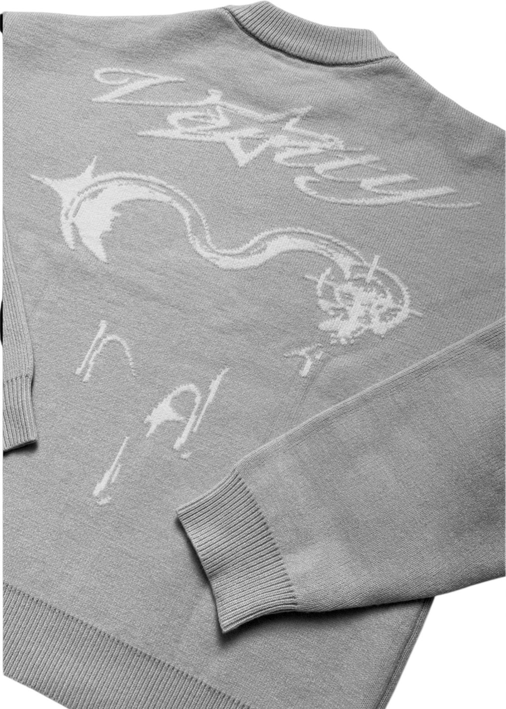 VERITY KNIT SWEATER HELLGRAU