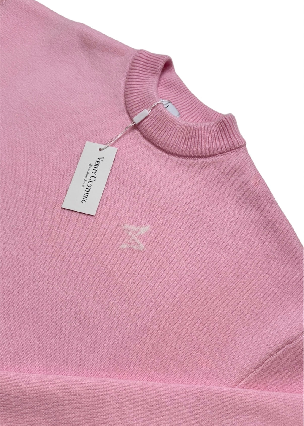 VERITY KNIT SWEATER PINK